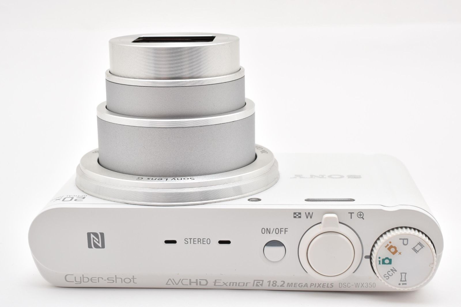 [完動美品] SONY Cyber-shot DSC-WX350 ホワイト コンパクトデジタルカメラ ソニー 箱付き #2912378A
