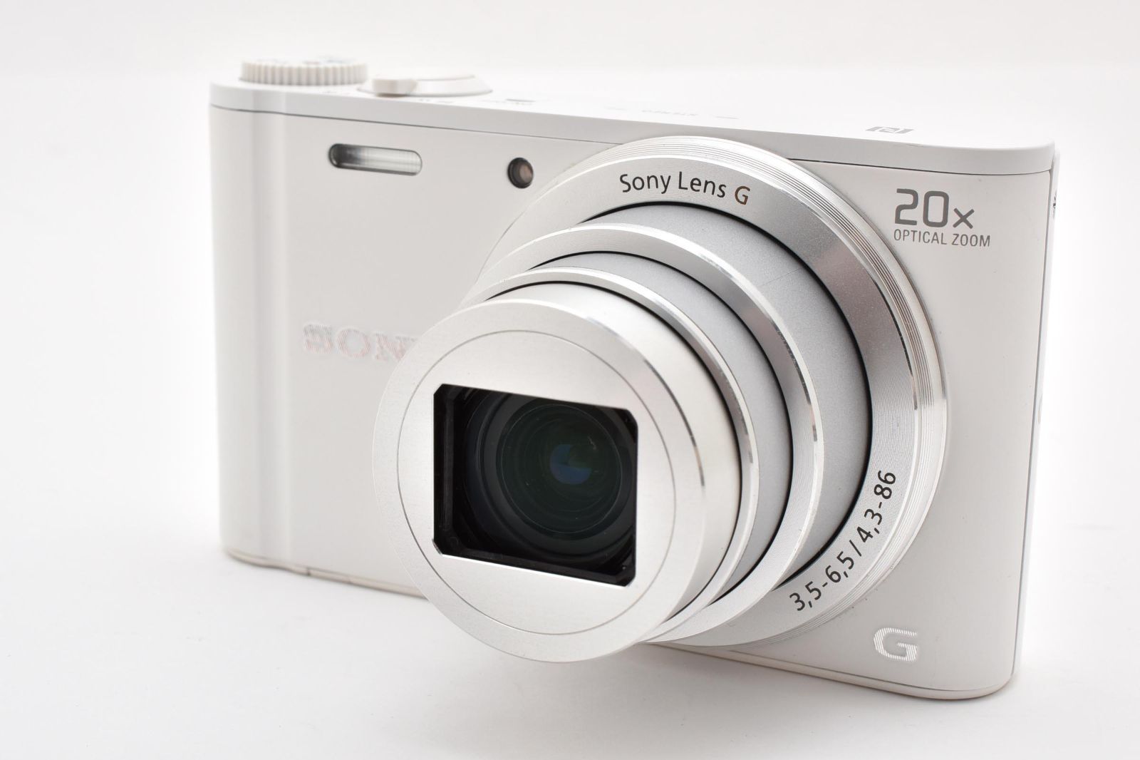 [完動美品] SONY Cyber-shot DSC-WX350 ホワイト コンパクトデジタルカメラ ソニー 箱付き #2912378A
