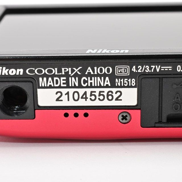 ＜難有品・ジャンク品＞ニコン Nikon COOLPIX A100 レッド