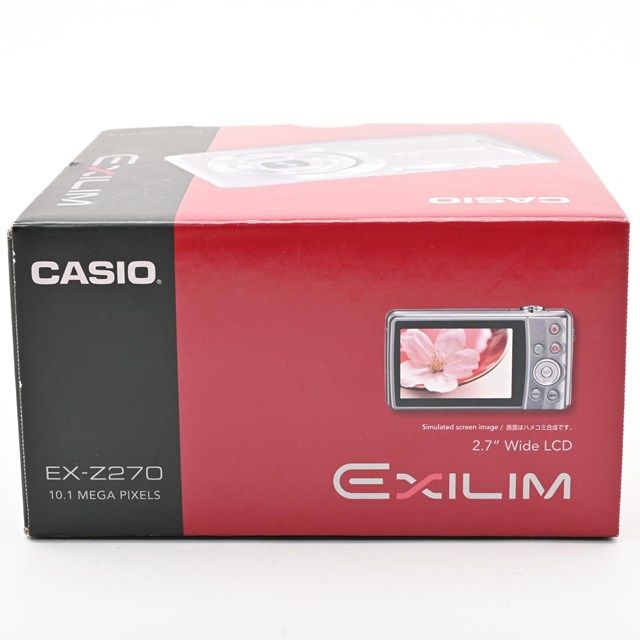 ＜未開封品＞ カシオ デジタルカメラ EXILIM EX-Z270GY グレー