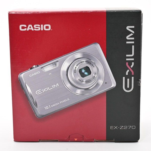 ＜未開封品＞ カシオ デジタルカメラ EXILIM EX-Z270GY グレー