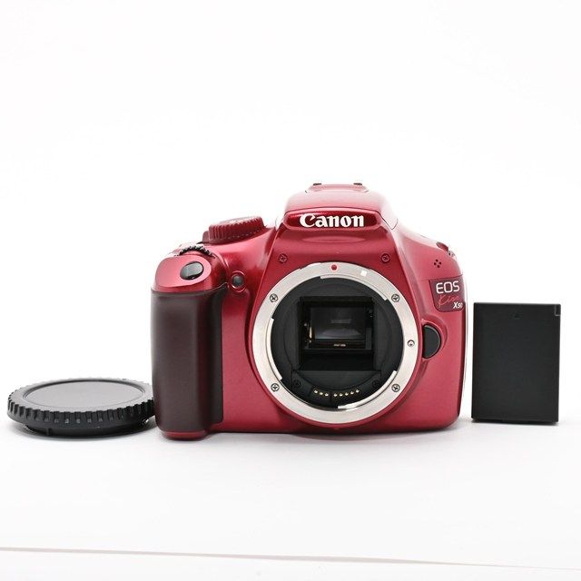 ＜難有品・ジャンク品＞ Canon デジタル一眼レフカメラ EOS Kiss X50 ボディ レッド KISSX50RE-BODY