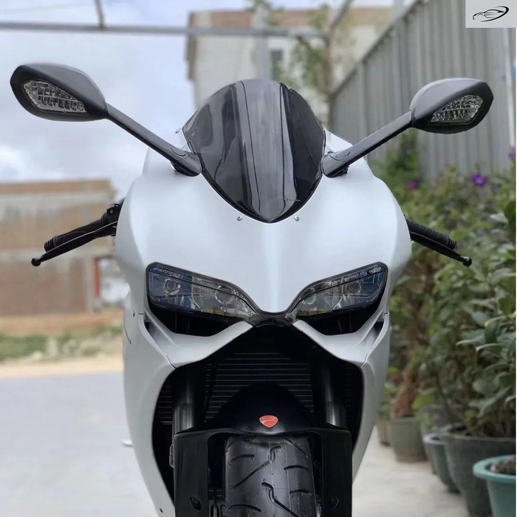 ドゥカティ パニガーレ 899 1199 1199R 1199S オートバイ用ウインドシールド ウインドスクリーン ダブルバブル 2012 - 17