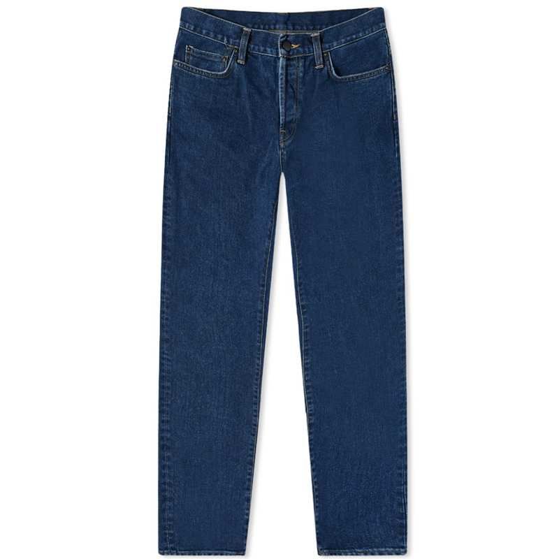 カーハート メンズ ボトムス デニムパンツ Carhartt WIP Klondike Regular Tapered Jean Blue Stone Washed ブルー