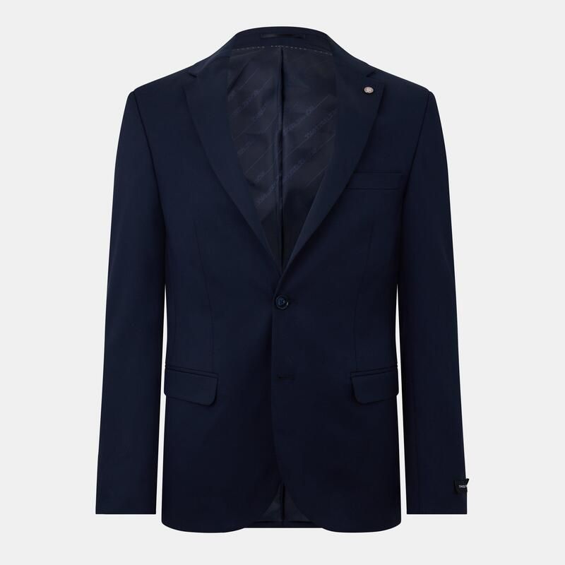 ツイステッド テイラー メンズ アウター ジャケット・ブルゾン スリムフィット ジャケット Twisted Tailor Ellroy Slim Fit Jacket Navy ネイビー