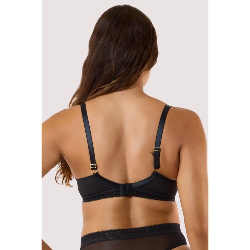 プレイフルプロミス レディース アンダーウェア ブラジャー Playful Promises Icon Black Microfiber Moulded Cup Bra Black ブラック