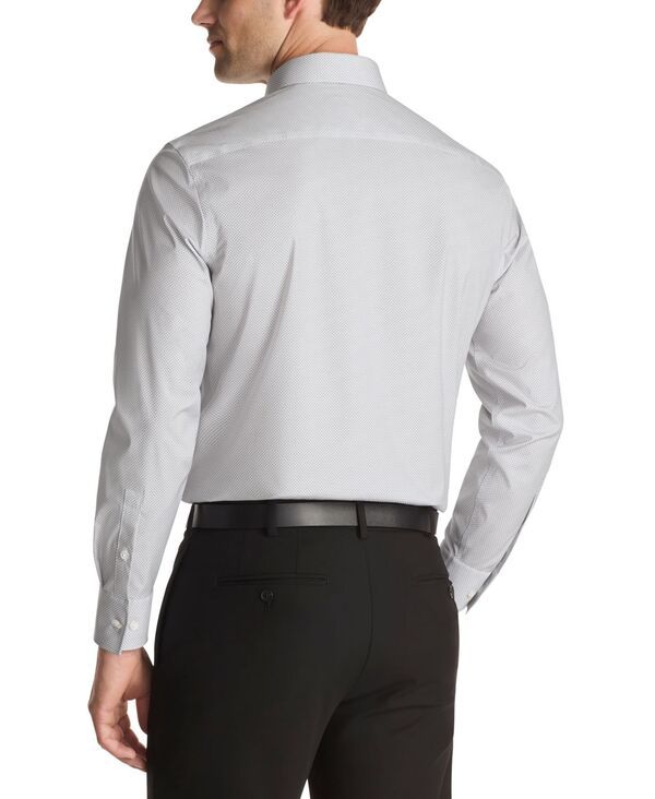 カルバンクライン メンズ トップス シャツ スリムフィット Calvin Klein Mens Dress Shirt Regular Slim FIt Charcoal チャコール