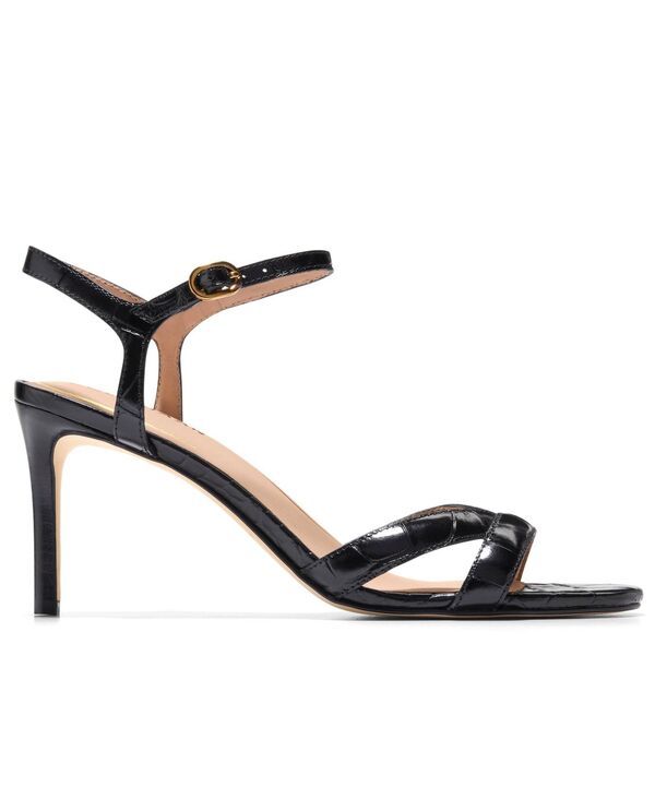 コールハーン レディース シューズ サンダル Cole Haan Womens Constantina Sandals Black Croco Print Leather ブラック