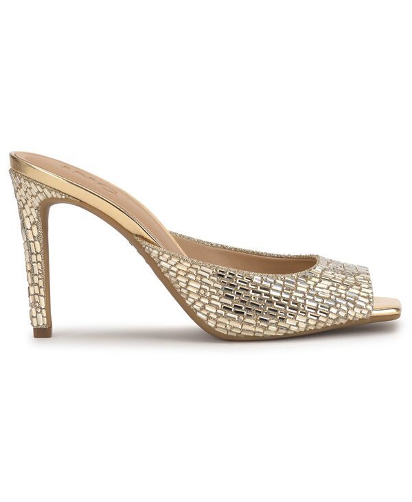 アイエヌシー インターナショナル コンセプト レディース シューズ サンダル INC International Concepts Womens Ramani Slide Dress Sandals Light Gold Bling ゴールド