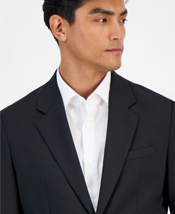 ヒューゴボス メンズ アウター ジャケット・ブルゾン ウール ジャケット Hugo Boss Mens ModernFit ModernFit Solid WoolBlend Suit Separate Jacket Black ブラック ヒューゴボス メンズ アウター ジャケット・ブルゾン ウール ジャケット Hugo Boss Mens ModernFit ModernFit Solid WoolBlend Suit Separate Jacket Black ブラック