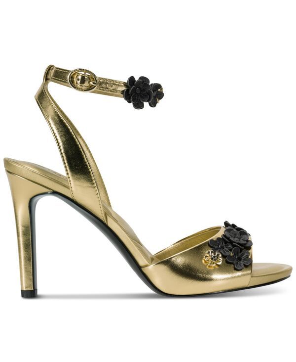 カール ラガーフェルド レディース シューズ サンダル KARL LAGERFELD PARIS Womens Kallie Peep Toe Sandals Gold ゴールド