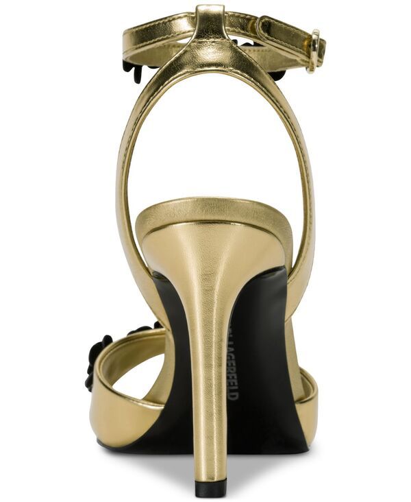 カール ラガーフェルド レディース シューズ サンダル KARL LAGERFELD PARIS Womens Kallie Peep Toe Sandals Gold ゴールド