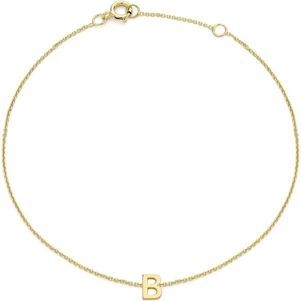 ビー ユー レディース アクセサリー ブレスレット・バングル・アンクレット ミニ Be You 9ct Mini Initial Bracelet Yellow Gold イエロー