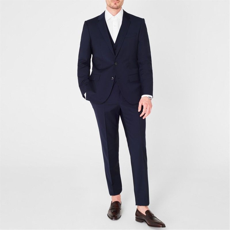 フューゴ メンズ アウター ジャケット・ブルゾン ブレザー Hugo Henry Blazer Dark Blue 405 ブルー フューゴ メンズ アウター ジャケット・ブルゾン ブレザー Hugo Henry Blazer Dark Blue 405 ブルー