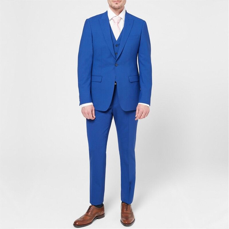 ウィズアウトプレジュデス メンズ アウター ジャケット・ブルゾン ジャケット Without Prejudice Bright Blue Perrin Suit Jacket Bright Blue ブルー