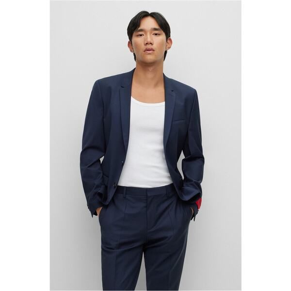 フューゴ メンズ アウター ジャケット・ブルゾン Hugo ArtiM204X 10217983 01 Dark Blue 405 ブルー