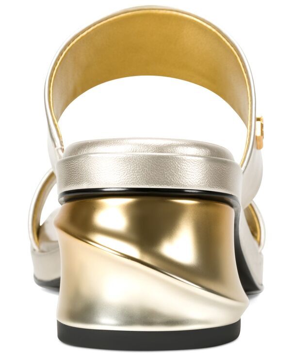 ダナ キャラン ニューヨーク レディース シューズ サンダル Donna Karanew York Womens Teagan Double Bandressandals White Gold ホワイト ダナ キャラン ニューヨーク レディース シューズ サンダル Donna Karanew York Womens Teagan Double Bandressandals White Gold ホワイト