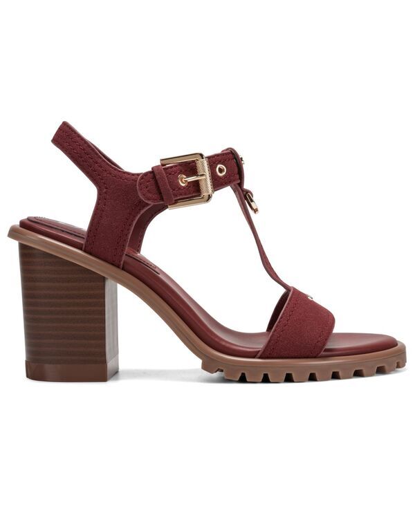 ダナ キャラン ニューヨーク レディース シューズ サンダル アンクル ヒール DKNY Womens Marg Ankle Strap Heel Sandals Brick