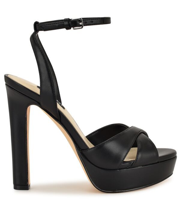ナインウェスト レディース シューズ サンダル プラットフォーム Nine West Womens Wilda CrissCross High Stiletto Platform Sandals Black ブラック ナインウェスト レディース シューズ サンダル プラットフォーム Nine West Womens Wilda CrissCross High Stiletto Platform Sandals Black ブラック