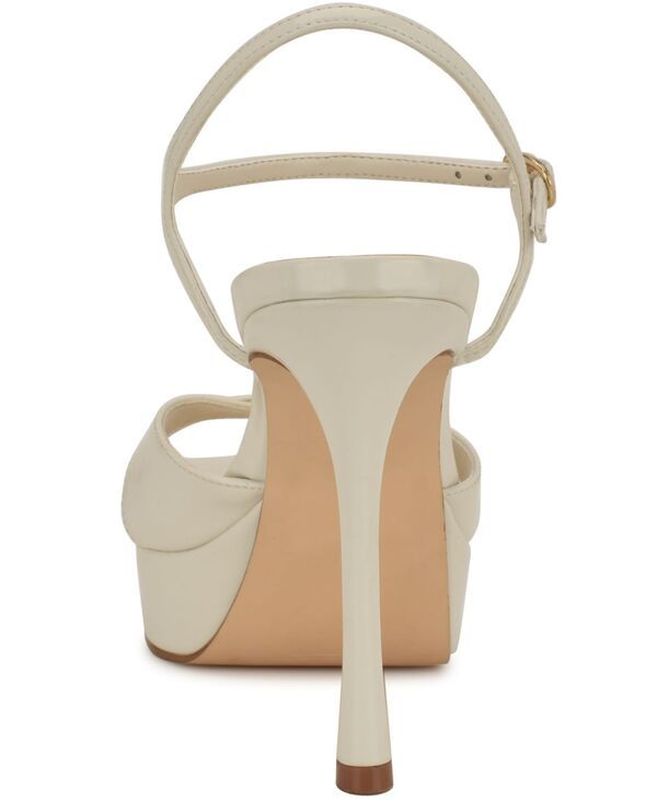 ナインウェスト レディース シューズ サンダル Nine West Womens Tatesquare Toe High Stiletto Sandals Chicream Patent クリーム ナインウェスト レディース シューズ サンダル Nine West Womens Tatesquare Toe High Stiletto Sandals Chicream Patent クリーム