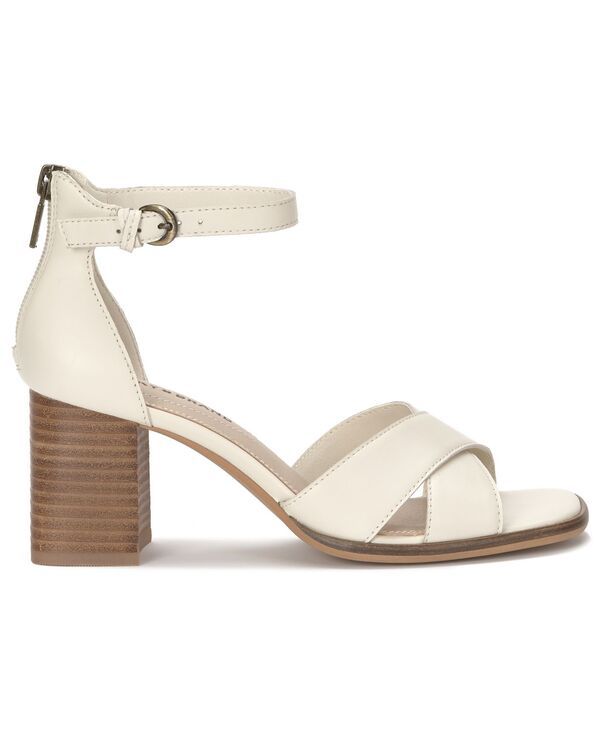ラッキーブランド レディース シューズ サンダル ヒール Lucky Brand Womens Herrika Stacked Heel Crisscross Dressandals Tusk Leather