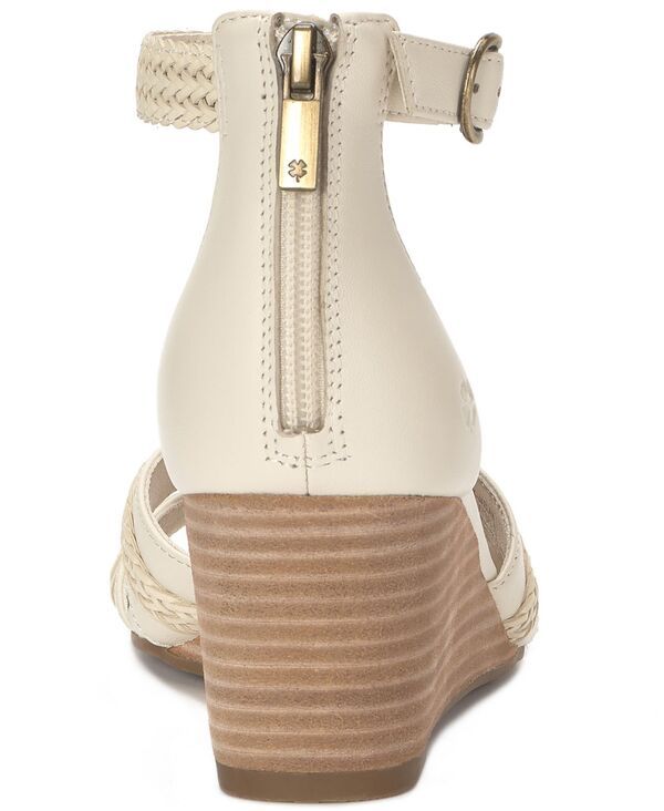 ラッキーブランド レディース シューズ サンダル Lucky Brand Womens Jaelah CrissCross Braided Wedge Sandals Tusk Nappa Leather