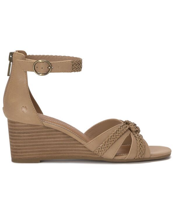 ラッキーブランド レディース シューズ サンダル Lucky Brand Womens Jaelah CrissCross Braided Wedge Sandals Cortado Leather
