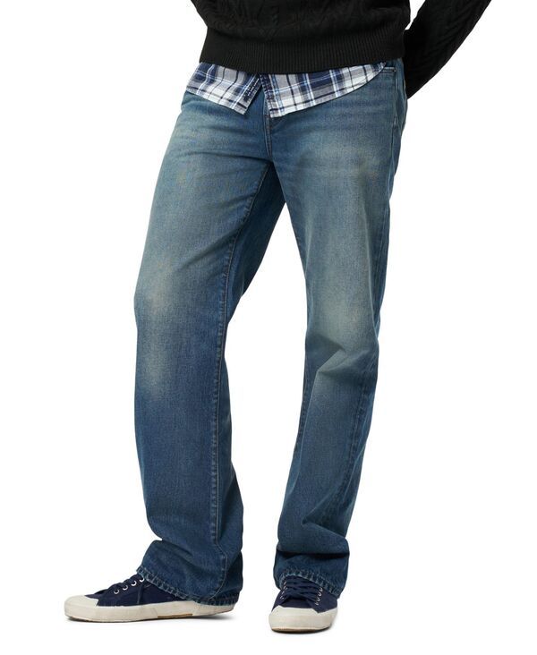 バッファロー・デイビッド・ビトン メンズ ボトムス デニムパンツ ジーンズ Buffalo David Bitton Mens Easy Fit Straight Ruffer Jeans Medium Indigo Wash インディゴ