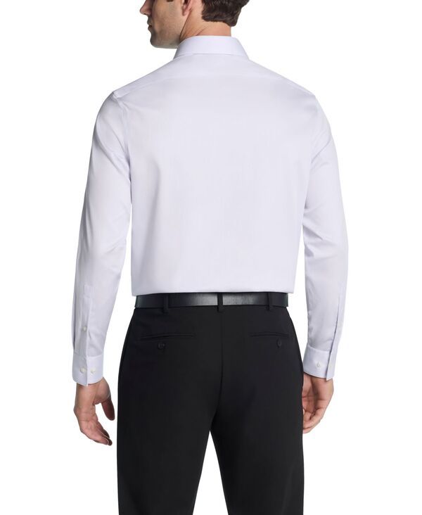 カルバンクライン メンズ トップス シャツ Calvin Klein Mensolid RegularFit Stretch Dresshirt Lavender ラベンダー