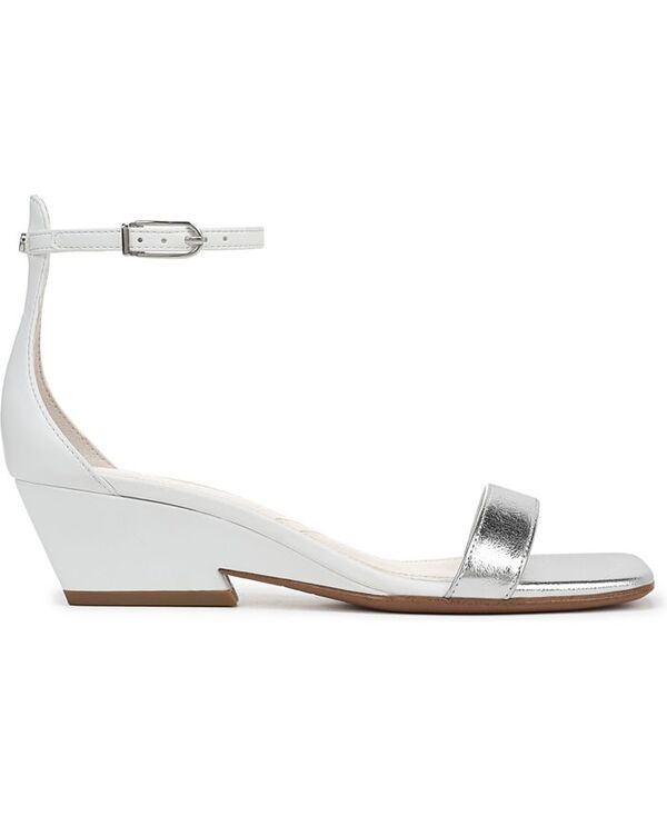 フランコサルト レディース シューズ サンダル Franco Sarto Womens Sadie Open Square Toe Strappy Dress Sandals WhiteSilver Faux Leather ホワイト フランコサルト レディース シューズ サンダル Franco Sarto Womens Sadie Open Square Toe Strappy Dress Sandals WhiteSilver Faux Leather ホワイト
