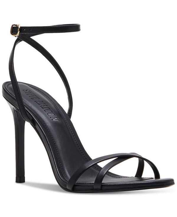 スティーブ マデン レディース シューズ サンダル ヒール Steve Madden Womens Jypsey Strappy HighHeel Dress Sandals Black ブラック