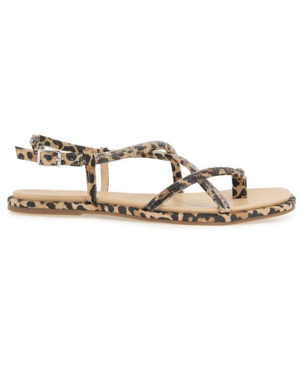 ケネスコール レディース シューズ サンダル Kenneth Cole Reaction Womens Waltz Strappy Square Toe Flat Sandals Leopard アニマル ケネスコール レディース シューズ サンダル Kenneth Cole Reaction Womens Waltz Strappy Square Toe Flat Sandals Leopard アニマル