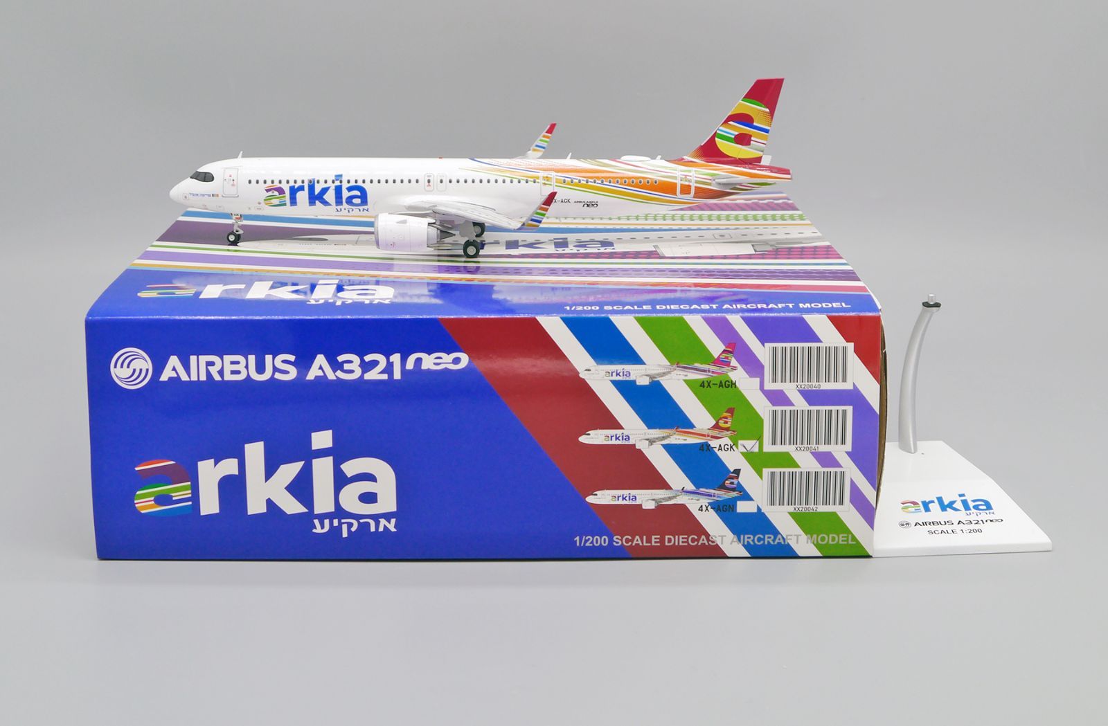Jcwings アルキア・イスラエル航空 A321neo 1/200 XX20041