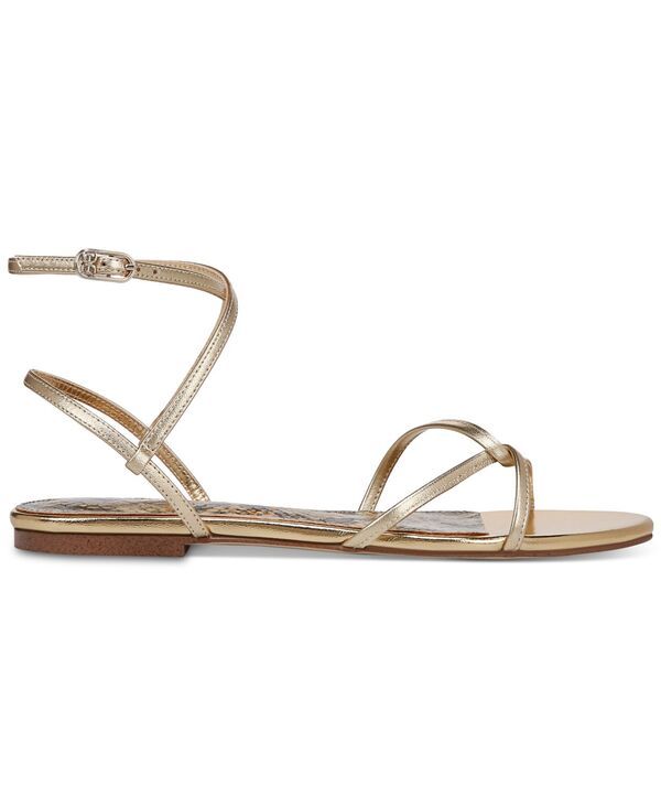 サムエデルマン レディース シューズ サンダル アンクル Sam Edelman Womens ElinankleStrap Flat Sandals Amber Gold アンバー