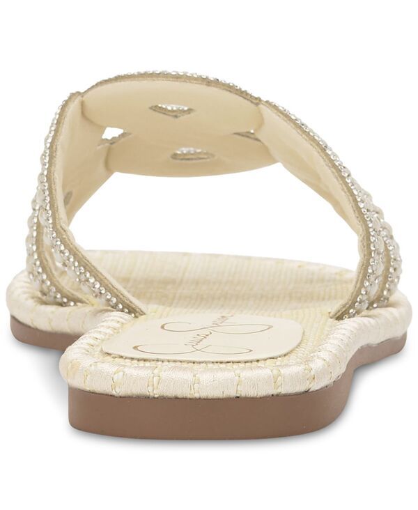 ジェシカシンプソン レディース シューズ サンダル Jessica Simpson Womens Bria Rhinestone Slide Sandals Soft Ivory Shine アイボリー ジェシカシンプソン レディース シューズ サンダル Jessica Simpson Womens Bria Rhinestone Slide Sandals Soft Ivory Shine アイボリー