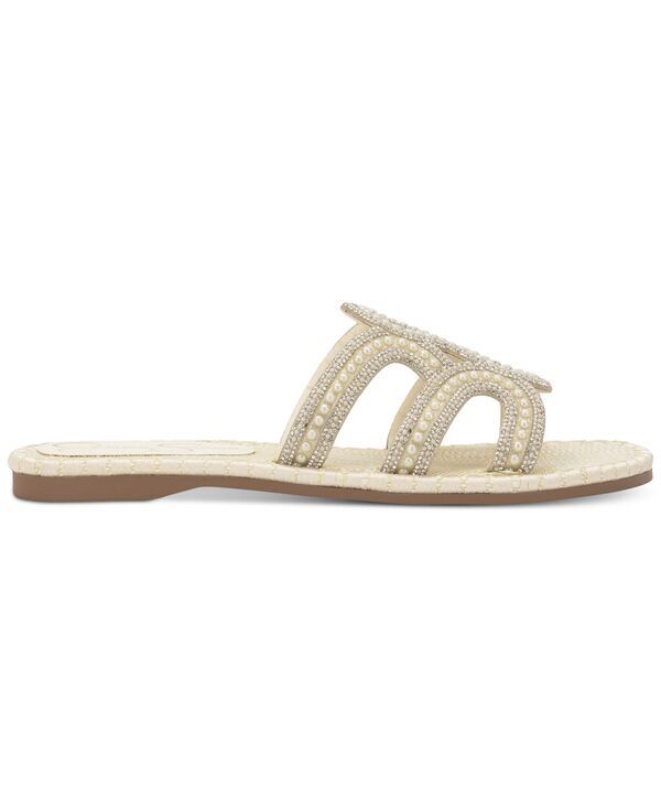 ジェシカシンプソン レディース シューズ サンダル Jessica Simpson Womens Bria Rhinestone Slide Sandals Soft Ivory Shine アイボリー ジェシカシンプソン レディース シューズ サンダル Jessica Simpson Womens Bria Rhinestone Slide Sandals Soft Ivory Shine アイボリー