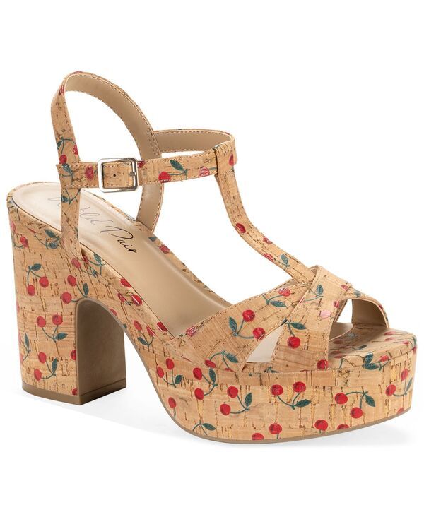 ワイルド ペアー レディース シューズ サンダル プラットフォーム ヒール Wild Pair Jillien Platform Higheel Dressandals Cherry Cork