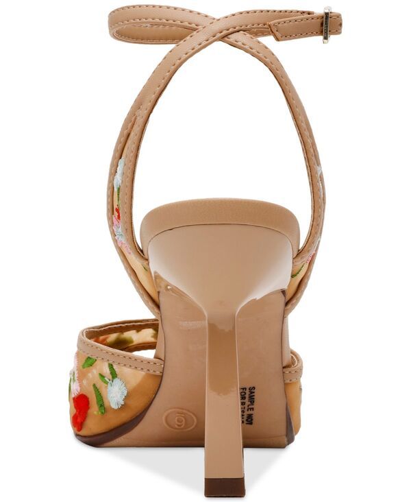 ワイルド ペアー レディース シューズ サンダル 刺繍 ヒール Wild Pair Erynn Dress Embroidered Higheel Sandals Mesh Floral Nude