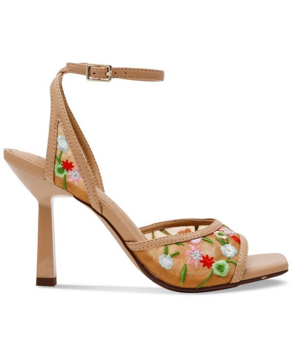 ワイルド ペアー レディース シューズ サンダル 刺繍 ヒール Wild Pair Erynn Dress Embroidered Higheel Sandals Mesh Floral Nude