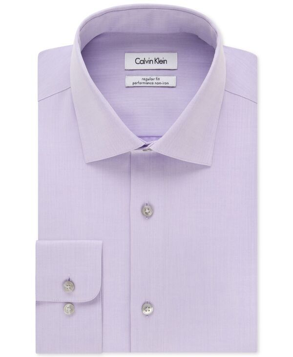 カルバンクライン メンズ トップス シャツ スリムフィット Calvin Klein Mens NonIron Performance Herringbone Dress Shirt Classic Slim Fit Lilac ライラック カルバンクライン メンズ トップス シャツ スリムフィット Calvin Klein Mens NonIron Performance Herringbone Dress Shirt Classic Slim Fit Lilac ライラック