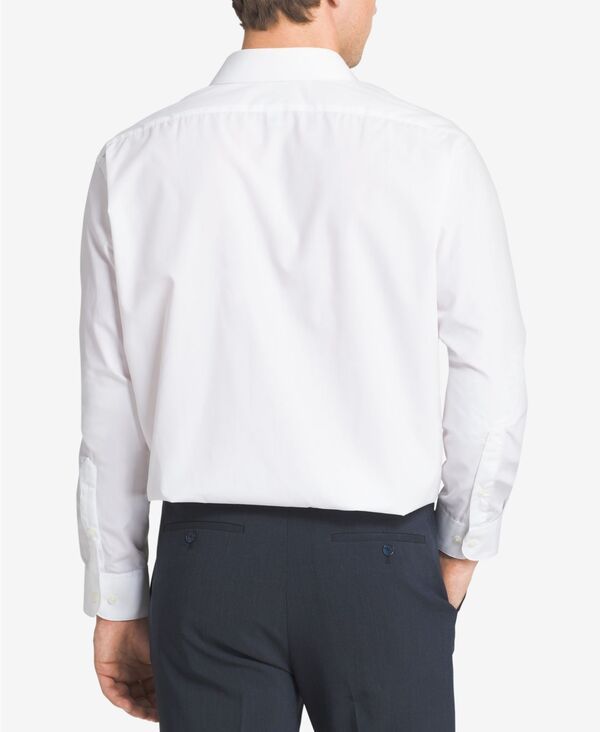 ヴァンハウセン メンズ トップス シャツ Van Heusen Mens Poplin Dress Shirt Classic Athletic Fit White ホワイト ヴァンハウセン メンズ トップス シャツ Van Heusen Mens Poplin Dress Shirt Classic Athletic Fit White ホワイト
