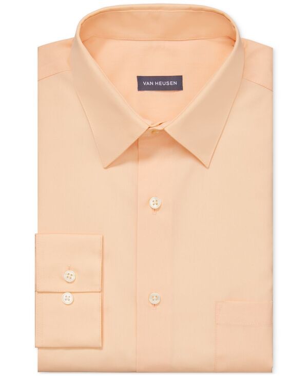 ヴァンハウセン メンズ トップス シャツ Van Heusen Mens Poplin Dress Shirt Classic Athletic Fit Scallop