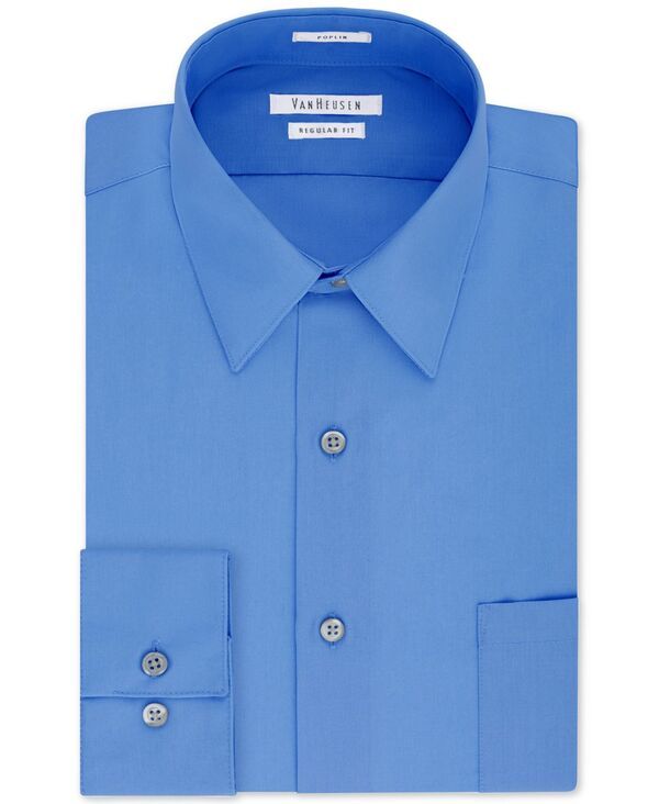 ヴァンハウセン メンズ トップス シャツ Van Heusen Mens Poplin Dress Shirt Classic Athletic Fit Pacifico ヴァンハウセン メンズ トップス シャツ Van Heusen Mens Poplin Dress Shirt Classic Athletic Fit Pacifico