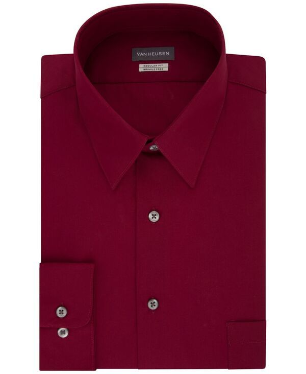 ヴァンハウセン メンズ トップス シャツ Van Heusen Mens Poplin Dress Shirt Classic Athletic Fit Magenta マゼンタ ヴァンハウセン メンズ トップス シャツ Van Heusen Mens Poplin Dress Shirt Classic Athletic Fit Magenta マゼンタ