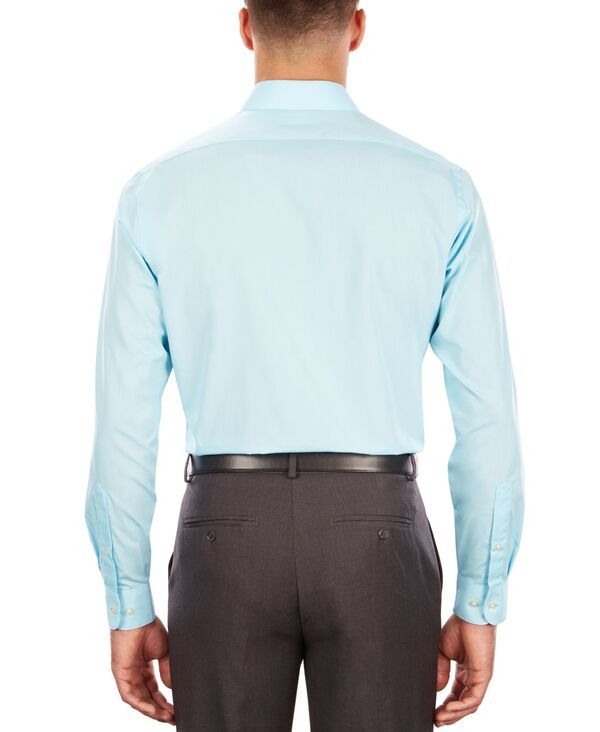 ヴァンハウセン メンズ トップス シャツ Van Heusen Mens Poplin Dress Shirt Classic Athletic Fit Mist