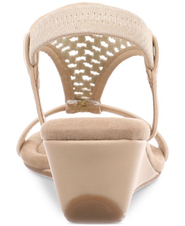 スタイルアンドコー レディース シューズ サンダル Style Co Womenstep N Flex Vacanzaa Wedge Sandals Cream Raffia クリーム