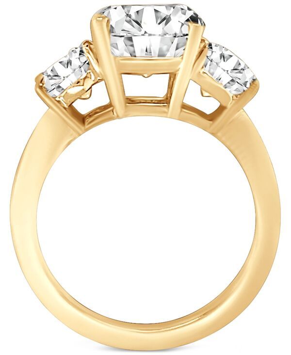 バッジェリーミシュカ レディース アクセサリー リング Badgley Mischka Certified Lab Grown Diamond Three Stonengagement Ring 4 ctw in 14k Yellow Gold イエロー バッジェリーミシュカ レディース アクセサリー リング Badgley Mischka Certified Lab Grown Diamond Three Stonengagement Ring 4 ctw in 14k Yellow Gold イエロー