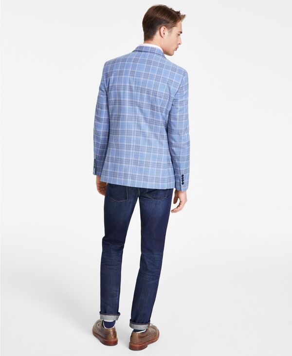 ナウティカ メンズ アウター ジャケット・ブルゾン コート Nautica Mens ModernFit Sport Coat Bluebrown ブルー