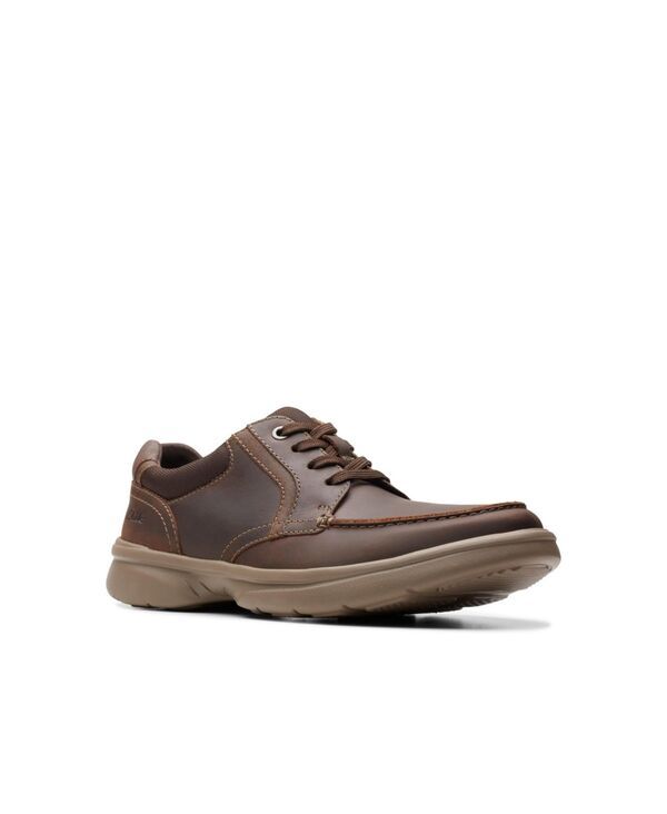 クラークス メンズ シューズ スニーカー レース Clarks Mens Bradley Vibe LaceUp Shoes Beeswax Leather
