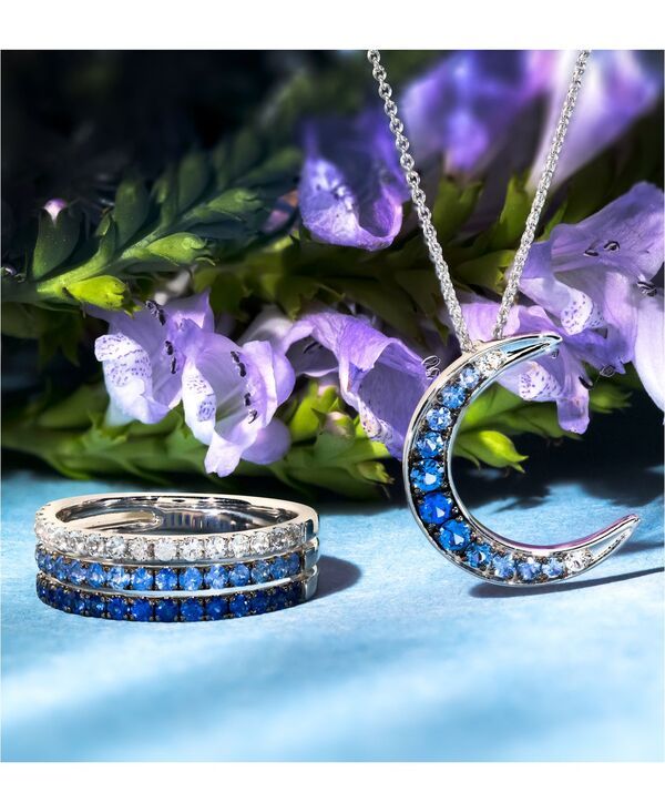 ル ヴァン レディース アクセサリー リング デニム Le Vian Denim Ombr Sapphire 910 ctw Ring in 14k White Gold Rose Gold or Yellow Sapphire サファイア ル ヴァン レディース アクセサリー リング デニム Le Vian Denim Ombr Sapphire 910 ctw Ring in 14k White Gold Rose Gold or Yellow Sapphire サファイア